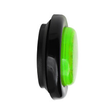 2 Stück grüner 2-Zoll 7-LED-Rundwagen Anhänger Seitenmarkierlampe Rücklicht 12V Universal für Wohnmobil-Ute UTV-Bootscaravan