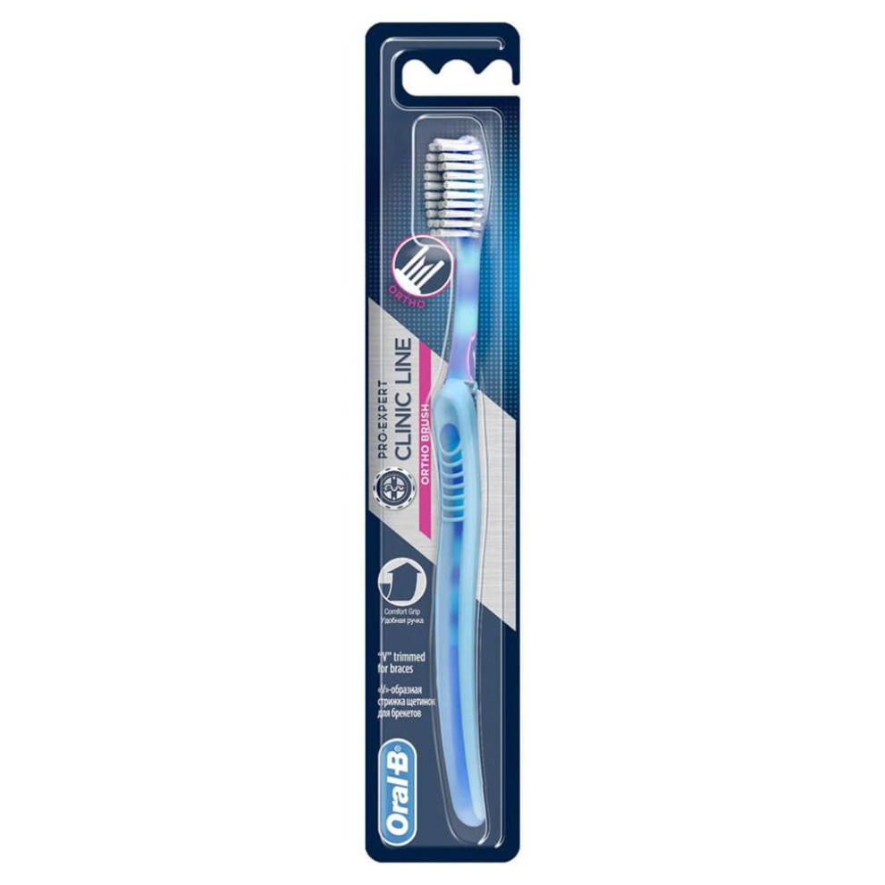 Oral-B Pro Expert Clinic Line Ortho Brush Assorted Colours  | Braces And Orthodontic Care