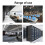Patch Panel 12Port CAT5e 10G Υποστήριξη 1U Network Patch Panel UTP 19 ιντσών Wallmount ή Rackmount Punch Down Block για CAT5e 2