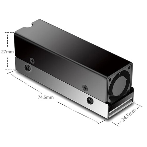 M.2 SSD PCI-E NVMe Ψύκτρα M2 2280 Στερεά κατάσταση Σκληρός δίσκος Ψύξη Θερμικό μαξιλάρι