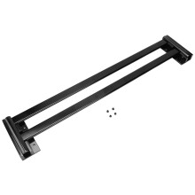 High Quality Material Bathroom Towel Rail, Foldable Design Space Saving Wall Mounted Invisible Towel Shelf for Bathrooms Hotels Kitchens (2 Bar)