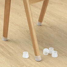 Protetores de piso ecológicos de silicone para pés de cadeiras, capas antiderrapantes e duráveis para pés de móveis, deslizamento suave e