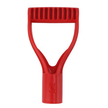 D Grip Handle Upgrade for Digging Raking Tool, Replacement Handle Ensures Comfort and Durability for Your Garden Accessories, Red, 32mm Inner Diameter