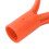 PVC Material D Grip Handle, Comfortable Use for Replacement Garden Tools Orange 4