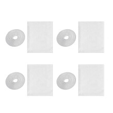 Selfs-Adhesive Antis Mosquitoes Mesh Window Screens DIY-White