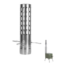 Fireplace Spark Arrestor Stainless Steel Chimney Cap Heat Resistant Rust Proof for Outdoor Camping