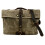 Waterproof Motorcycle Saddle Bag with Large Capacity Canvas Backpack Luggage Olive 1