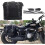 Waterproof Motorcycle Saddle Bag with Large Capacity Canvas Backpack Luggage Olive 5