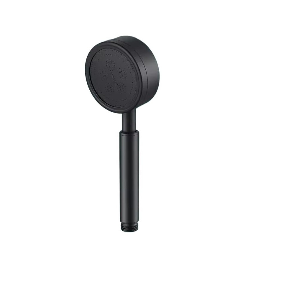 Sus 304 Stainless Steel High Pressure Handheld Shower Head Water Saving Sprayer Nozzle Black Supercharged Rainfall 9347817967104