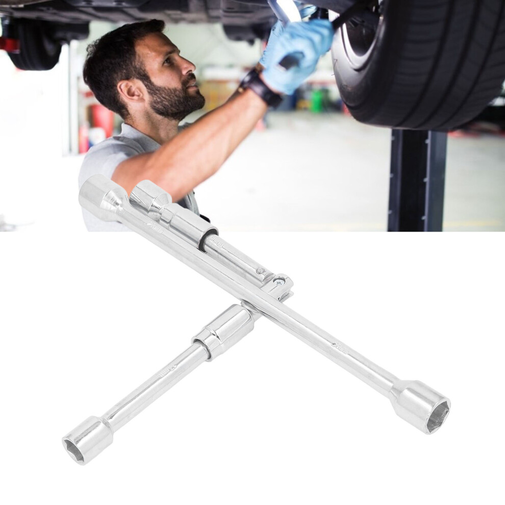 14In Folding 4-Way Steel Lug Wrench For Car Truck Suv Rv 4691369057505