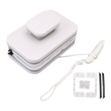 Outil de nettoyage magnétique pour pare-brise, raclette en silicone pour le nettoyage des vitres en hauteur, nettoyeur de vitres double face avec