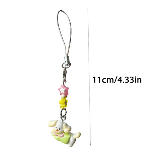 Charme de chien de dessin animé élégant, accessoire-Violet 1