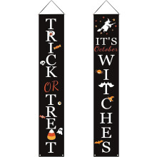 Einzigartige Halloween-Dekorationen, detailreich gestaltet, klassisches Banner für drinnen und draußen, Polyesterfaser, einfach zu verwenden,