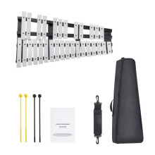 Kit Xylofoon Glockenspiel 30 Noten-Duoku-Slagwerkinstrument met Mallets, Stokken, Draagtas
