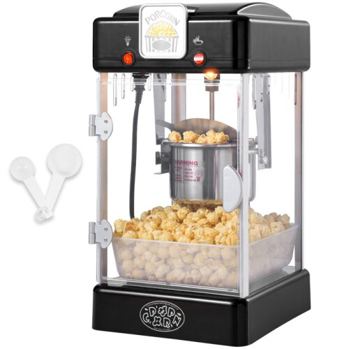 Machine à Pop-corn - DUOKU - NP08001SE - 300 W - 2,5 oz - Noir