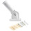 Wind Resistant Wall Mountable Adjustable Bracket, Heavy Duty Multi-Position Construction White Finish For Universal Pole Fit, Mounting Hardware 1