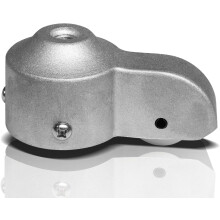 Accessoire de mât de drapeau facile à installer, accessoires pour mât de drapeau fixe de camion avec poulie en nylon et boule dorée, mât de