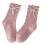 Mädchen Pink Mid-Calf-Socken mit Perlen-Bogen, Baumwolle, 14-16cm 8