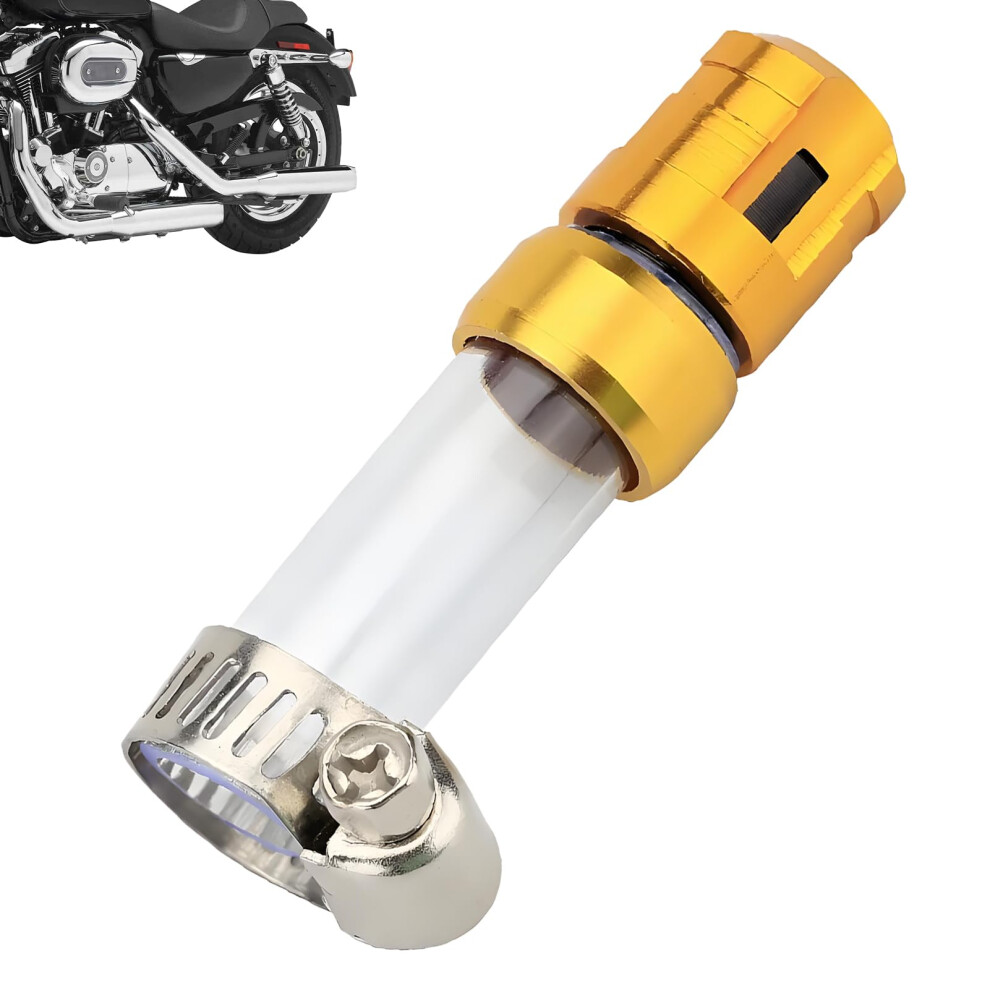 Motorcycle Air Filter Water Drain Pipe For Universal Models Stable Structure Replacement Filter Drain Plug Gold 9382693658920