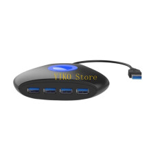 K32C USB-Hub-Adapter mit 4 Anschlüssen für schnelle Datenübertragung USB-Splitter-Konverter für P5/XSX-Laptop, Desktop-PC