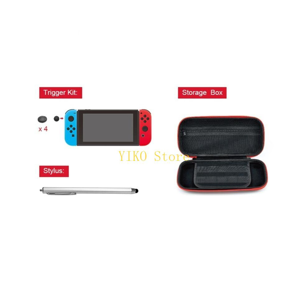 K32c Carry Case For Game Controller Portable Shell Storage Travel Carrying Case With Screen Protector Bracket Silicone Caps 6935161431711