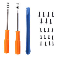 Game Tools Kit für Xbox One X S Slim/Elite Gamepad Controller Torx T8H T6 Schraubenzieher Zerlegungsreparaturwerkzeug mit Schrauben