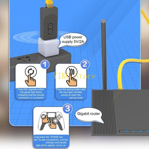 K32C Gaming-Zubehöradapter WLAN-Netzwerkadapter für den Controller 1