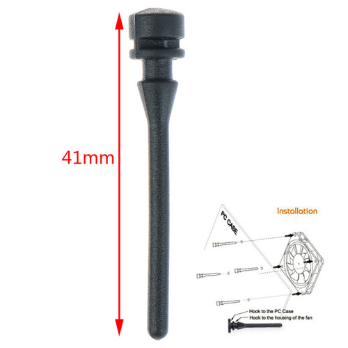 Viti per ventilatore del raffreddatore del rumore in silicone per computer da 20 pezzi - KOQZM