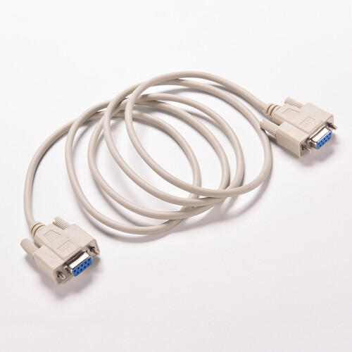 1PC 5ft F/F seriell RS232 nullmodemkabel hunn-til-hunn-DB9 FTA kryssforbindelse 9-pins COM datakabelomformer PC-tilbehør