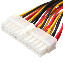 1PC 30CM ATX 24 pin maschio a 24 pin cavo prolunga alimentatore interno PC TW Foglio di alimentazione