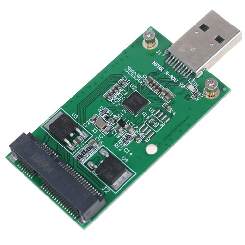 1 τμχ Mini USB 3.0 σε PCIE mSATA Εξωτερικός SSD PCBA Conveter Adapter Card Υποδοχές υπολογιστή Προμήθειες 1