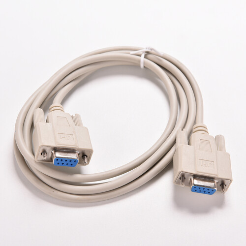 1PC 5ft F/F seriell RS232 nullmodemkabel hunn-til-hunn-DB9 FTA kryssforbindelse 9-pins COM datakabelomformer PC-tilbehør 1