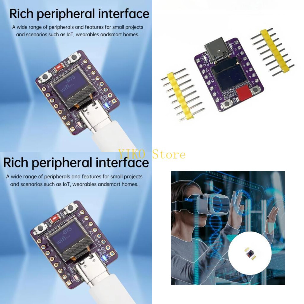 K32c Esp32 Led Programmable Board 10Î¼A Sleep Risc V Architecture Wifi Wireless Applications 6935161438307