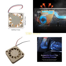 K32C 2 fili Fili nudi Ventilatore di raffreddamento 1,7 cm Diametro 3200 RPM per elettronica per dispositivi 3V-5V