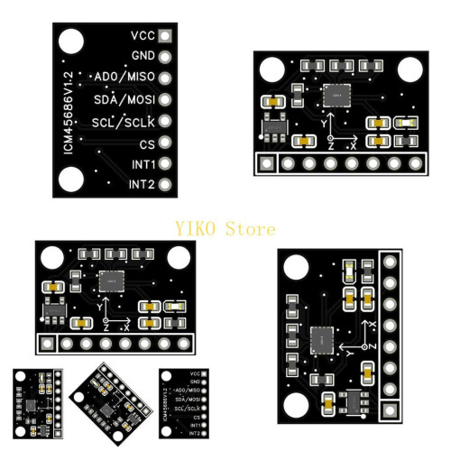 K32C Multifunctional ICM45686 6 Axes Gyroscope Accelerometer Sensory Module Accelerometer Module Gyroscope Sensory Module