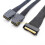 K32C Υψηλής Ταχύτητας MCIO 8i 74P Αρσενικό σε 2xSFF 8087 Αρσενικό Καλώδιο Ε 3