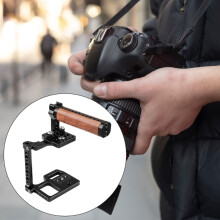 Verlängerung der Kamera-Grundplatte mit langer Käseplatte Mehrfach 1/4 Zoll bis 20 3/8 Zoll 16 Gewindelöcher für DSLR-Kamerazubehör