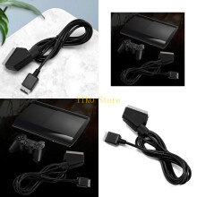 K32C 1.8m/6FT RGB Video AV A/V Scart Plug Cable for PS1 for for Game Console Wire Accessories