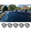 Carhome 5X Smoked Cab Οροφή Οροφής Κάλυμμα Φωτιστικού Φακός T10 LED 6000K Λ 7
