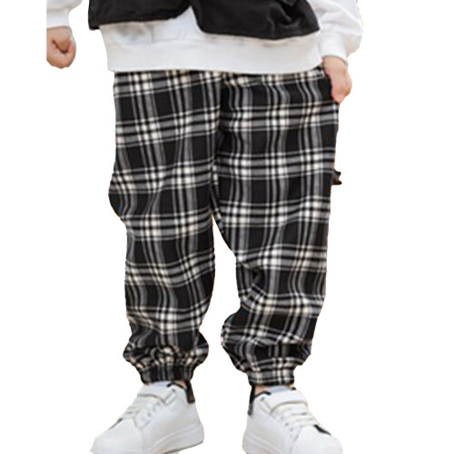 Kinder Komfortable Jogger-Hose Warm Plüsch, 125-135cm Körpergröße 1