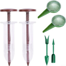 Gardening Tools Set 6Piece Mini Kit for Precise Sowing Indoor Outdoor Planting Brown