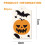 Ετικέτες Kraft με θέμα το Halloween, 80 τεμάχια ανθεκτικές ετικέτες Kraft για εύκολο 2