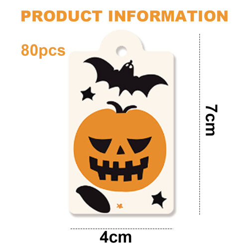 Ετικέτες τσάντας με γλυκά για πάρτι Halloween, η εξαιρετικά οικονομική συσκευασία 1