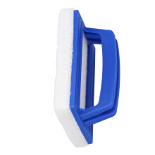 Professional Swimming Pool Sponge Brush - 15x9cm, Plastic Handle