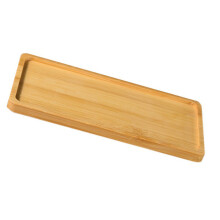 Holz-Quadratische Getränkuntersetzer-Set – Natürlicher isolierter Tischschutz