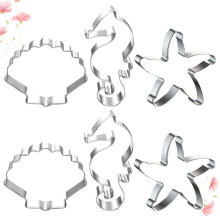 12Stk Backform Keks Ausstecher Silber Set