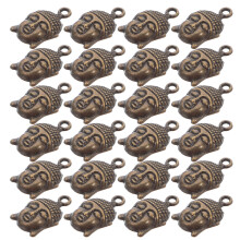 500Stk Dunkle Buddha Charms Für Schlüsselanhänger Und Schmuck