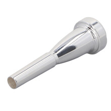 Aluminium Alloy Trumpet Mouthpiece 5C Silver 8.7cm x 2.7cm