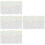 4Pièces Coussin Main Tapis Nail Art Multi Usage Résine Unique 7