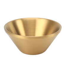 Stylish 15cm Stainless Steel Double Layer Salad Mixing Bowl for Rice & Noodles